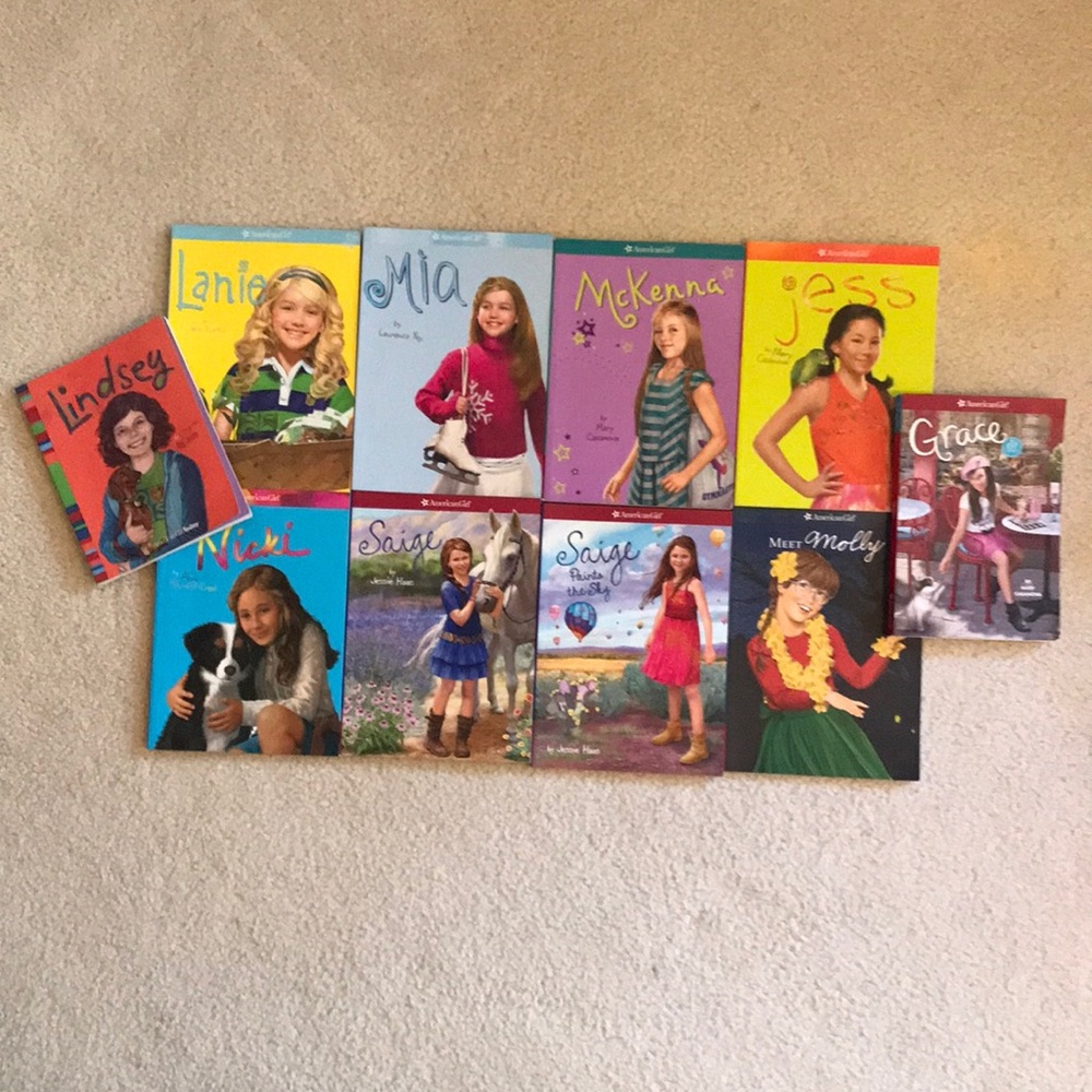 American Girls 10 books Mia Nicki Jess McKenna etc